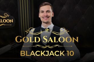 Gold Saloon Blackjack 10
